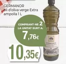Germanor - Oli D'Oliva Verge Extra Ampolla