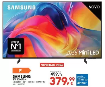 Samsung - Tv 43m70h