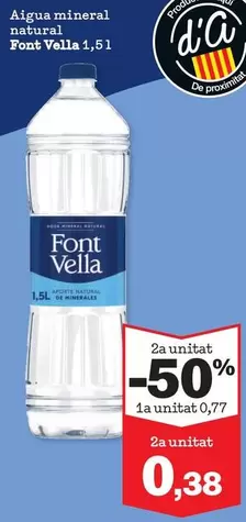 Font Vella - Aigua mineral natural