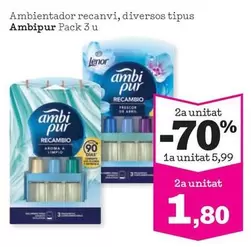 Ambi Pur - Ambientador Recanvi, Diversos Tipus