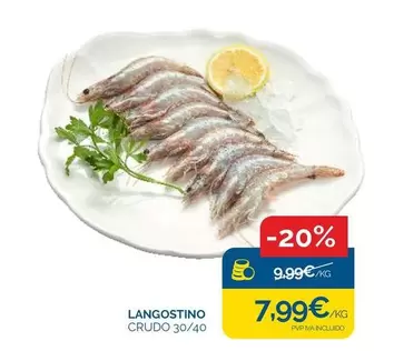 Langostino Crudo 30/40