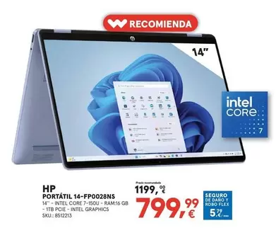 HP - PORTÁTIL 14-FPO028NS