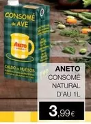 Aneto - Consomé Natural D'AU