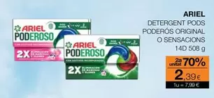Ariel - Detergent Pods Poderos Original O Sensacions