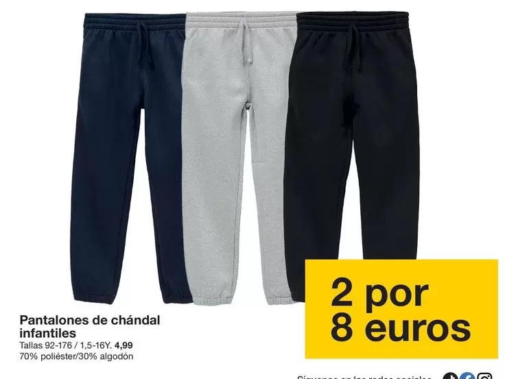 Zeeman - Pantalones De Chándal Infantiles