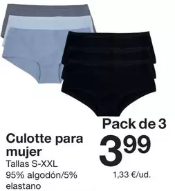 Culotte Para Mujer