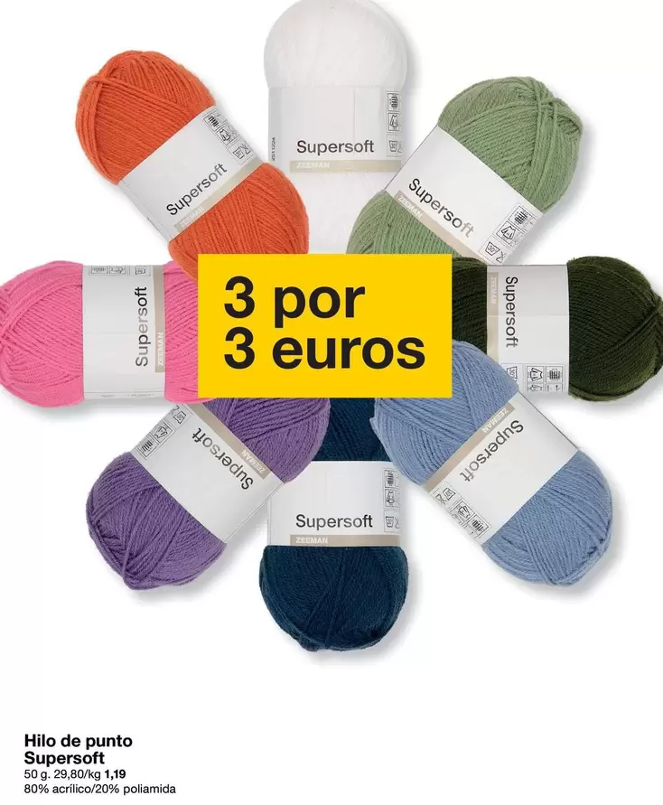 Hilo De Punto Supersoft