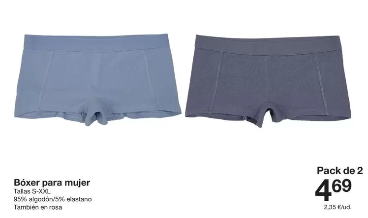 Boxer Para Mujer