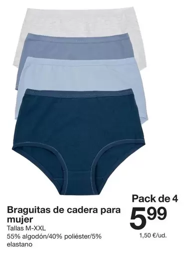 Braguitas De Cadera Para Mujer