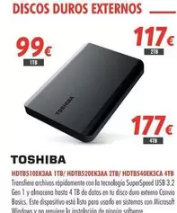 Toshiba - Discos Duros Externos