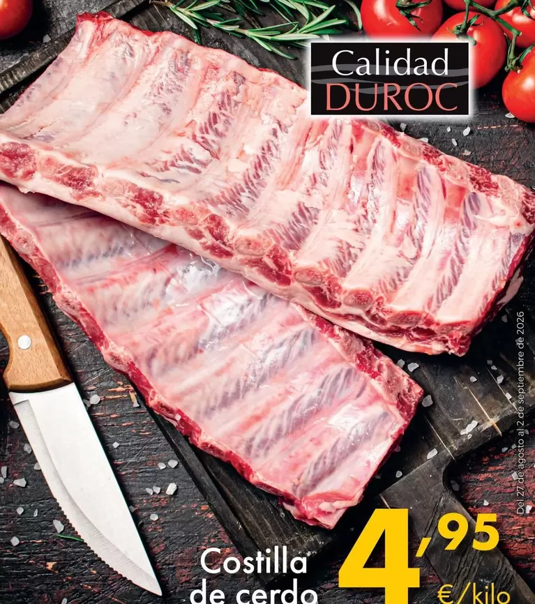 duroc - Costilla De Cerdo