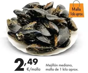 Mejillon Mediano, Malla De 1 Kilo Aprox.