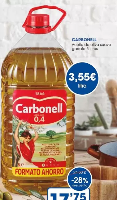 Carbonell - Aceite De Oliva Suave Garrido 5 Litros