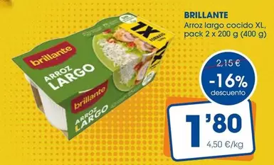 Brillante - Arroz Largo Cocido Xl