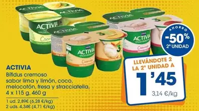 Activia - Bifidus Cremoso Sabor Limon Y Limon