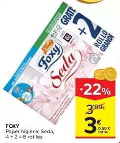 Foxy - Paper Higiènic Seda