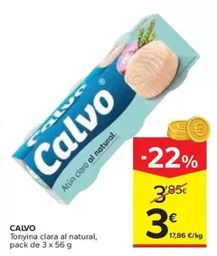 Calvo - Tonyina Clara Al Natural