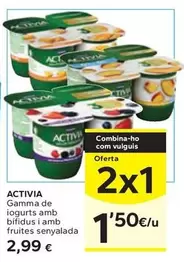 Danone - Activia Gamma De Iogurts Amb Bifidus I Amb Fruites Senyalada 