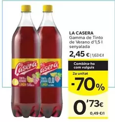 La Casera - Gamma De Tinto De Verano