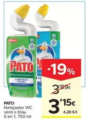 Pato - Netejador WC Verd O Blau 5 En 1