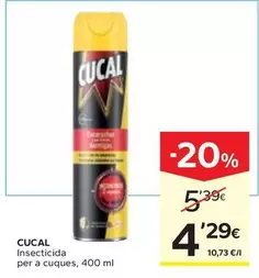 Cucal - Insecticida Per A Cuques