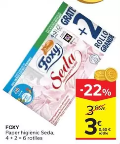 Foxy - Paper Higienic Seda