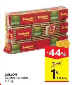 Gullón - Galetes Torrades