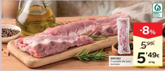 Eroski - Costella De Porc Xurrasc