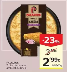Palacios - Truita De Patates Amb Ceba
