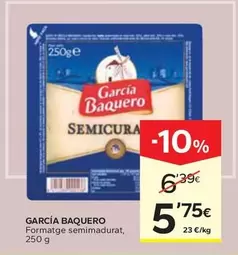 García Baquero - Formatge Semimadurat