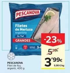 Pescanova - Filet De Lluç Argenti