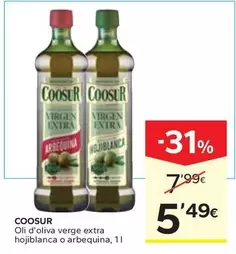 Coosur - Oli D'Oliva Verge Extra Hojiblanca