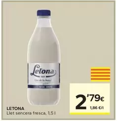 Letona - Llet Sencera Fresca