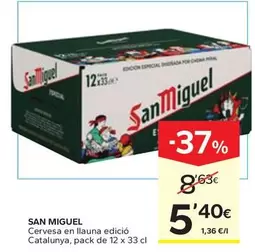 San Miguel - Cervesa En Llauna Edició Catalunya