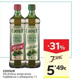 Coosur - Oli D'Oliva Verge Extra Hojiblanca O Arbequina