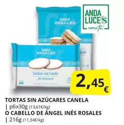 Anda - Tortas Sin Azucares Canela O Cabello De Angel Inés Rosales