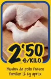 Muslos De Pollo Fresco Familiar