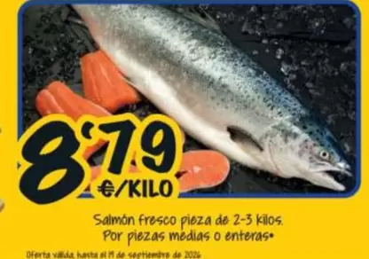 Salmón Fresco Pieza De 2-3 Kilos, Por Piezas Medias O Enteras