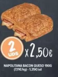 Napolitana Bacon Queso
