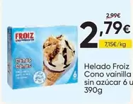 Froiz - Helado Cono Vainilla Sin Azucar