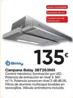 Balay - Campana 3BT263MX