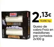 Froiz - Queso De Cabra En Medallones Pre-cortados