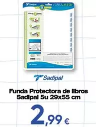 Sadipal - Funda Protectora De Libros Sadipal