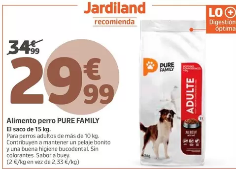 Jardiland - Alimento Perro