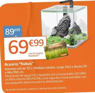 Acuario "kubus"