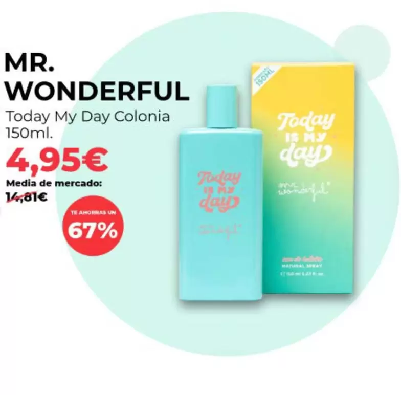 Mr Wonderful - Today My Day Colonia