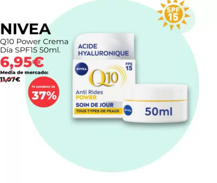 Nivea - Q10 Power Crema Dia Spf15 50ml