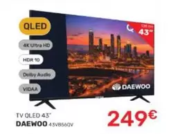 Daewoo - TV QLED 43" 4K Ultra HD 43VB56QV
