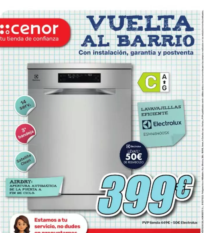 Electrolux - Lavavajillas Eficiente