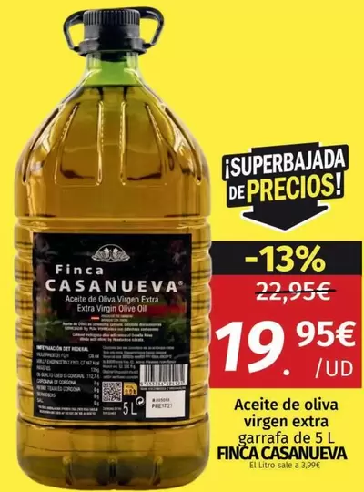 Finca Constancia - Aceite De Oliva Virgen Extra